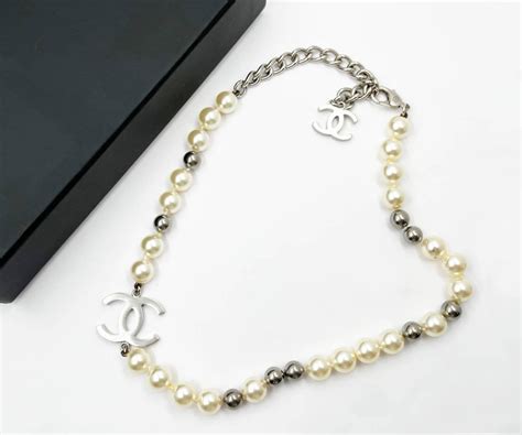 chanel cc necklace dupe silver